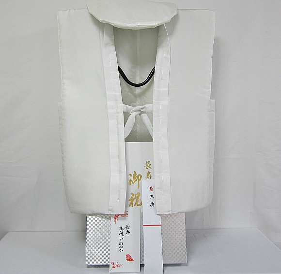 米寿祝い座布団カバーセット「白・無地・正絹」